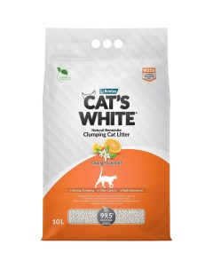 Наполнитель Orange 10 л Cat's white