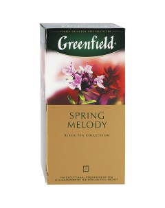 Чай черный Spring Melody 25 пакетиков Greenfield