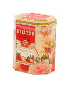 Чай черный Strawberry with Cream 100 г Hilltop