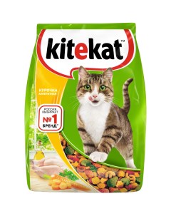 Корм для кошек аппетитная курочка 350 г Kitekat