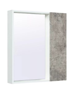 Зеркальный шкаф Манхэттен 65х75 серый бетон 00 00001016 Runo