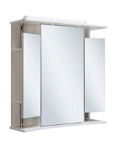 Зеркальный шкаф Валенсия 75х80 правый белый 00000000019 Runo