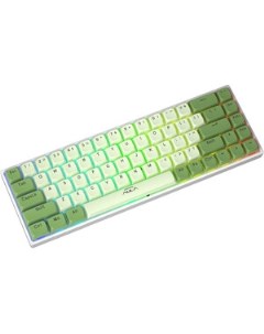Клавиатура F3068 green white Aula