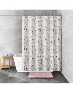 Штора для ванной комнаты Flores Multicolor Kleine wolke