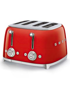 Тостер на 4 ломтика 50 s Style красный Smeg