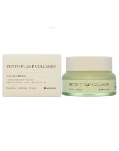 Ночной крем с фитоколлагеном для лица Night Cream 50 мл Phyto Plump Collagen Mizon