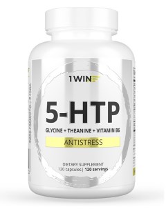 5 HTP с глицином l теанином и витаминами группы B 120 капсул Aminoacid 1win