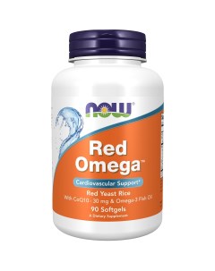 Комплекс Red Omega 90 капсул х 1845 мг Жирные кислоты Now foods