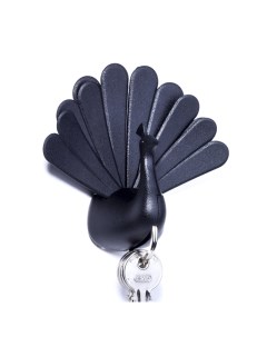 Ключница Peacock чёрный Qualy