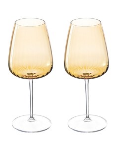 Набор бокалов для шампанского 550 мл Opium Colour ambra 2 шт Le stelle