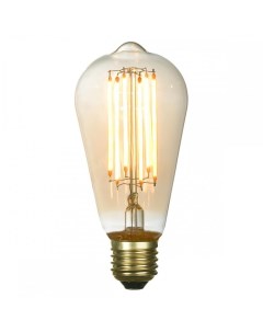 Лампа светодиодная Е27 6W 2700K янтарная Loft (lussole)