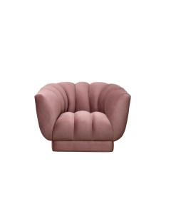 Кресло fabio велюр розовый colton 007 ros 104 96 74см розовый Garda decor