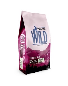 Wild GF Country Game полнорационный сухой корм для котят и кошек беззерновой с уткой и олениной Prime