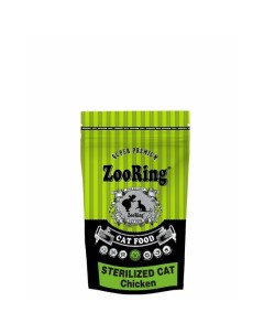 Sterilized Cat Chicken сухой корм для стерилизованных взрослых кошек всех пород с цыпленком 350 г Zooring
