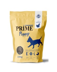 Puppy Small сухой корм для щенков мелких пород с 2 до 12 месяцев низкозерновой с курицей 500 г Prime