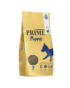 Puppy Small сухой корм для щенков мелких пород с 2 до 12 месяцев низкозерновой с курицей Prime