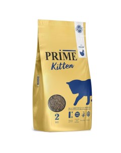 Prima Kitten сухой корм для котят с 2 до 12 месяцев низкозерновой с курицей Prime