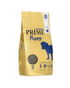 Puppy сухой корм для щенков с 2 до 12 месяцев низкозерновой с курицей 2 кг Prime