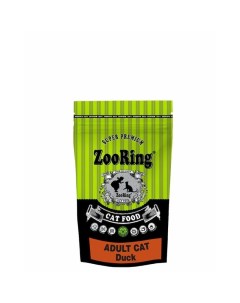 Adult Cat Duck сухой корм для взрослых кошек всех пород для кожи и шерсти с уткой 350 г Zooring