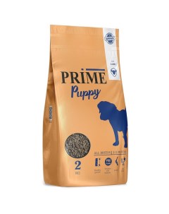 Puppy сухой корм для щенков с 2 до 12 месяцев низкозерновой с ягненком Prime