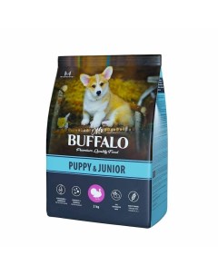 Puppy Junior полнорационный сухой корм для щенков и юниоров с индейкой 2 кг Mr.buffalo