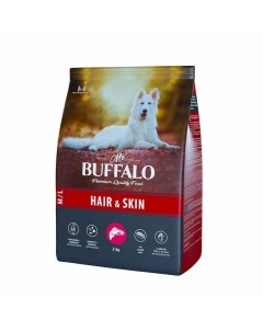 Hair Skin Care полнорационный сухой корм для собак для здоровой кожи и красивой шерсти с лососем Mr.buffalo