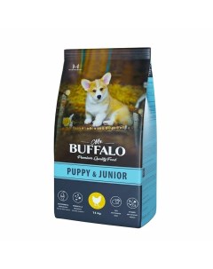 Puppy Junior полнорационный сухой корм для щенков и юниоров с курицей Mr.buffalo