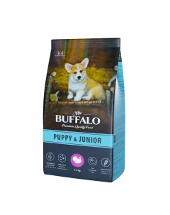 Puppy Junior полнорационный сухой корм для щенков и юниоров с индейкой Mr.buffalo