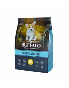 Puppy Junior полнорационный сухой корм для щенков и юниоров с курицей 2 кг Mr.buffalo