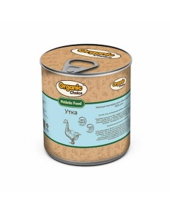 Holistic Monoprotein влажный корм для взрослых собак всех пород с уткой в консервах 300 г Organic сhoice