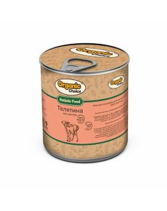Holistic Monoprotein влажный корм для щенков всех пород с телятиной в консервах 300 г Organic сhoice