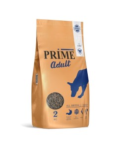 Adult сухой корм для собак низкозерновой с ягненком 2 кг Prime