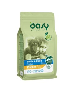 Dry Puppy Junior Large Breed Professional сухой корм для щенков и юниоров крупных пород с курицей 12 Oasy