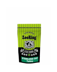 Sterilized Cat Turkey сухой корм для стерилизованных взрослых кошек всех пород с индейкой 350 гр Zooring