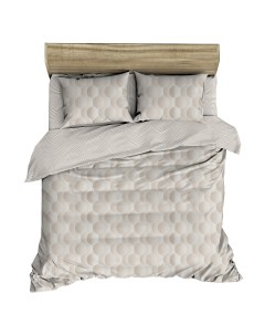 Комплект постельного белья Soft Geometry 1 5 сп нав 50х70 см поплин Cottonika