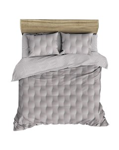 Комплект постельного белья Soft Geometry 2 сп нав 50х70 см поплин Cottonika
