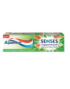 Паста зубная Senses Освежающий Арбуз 75мл Aquafresh