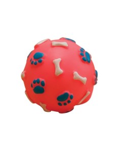 Игрушка для собак Мяч с лапками и косточками 7см Зооник