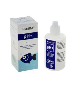 PH Реактив для повышения уровня pH воды в аквариуме 100 мл Нилпа