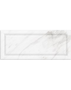 Керамическая плитка Noir белая 01 настенная 25x60 см Gracia ceramica