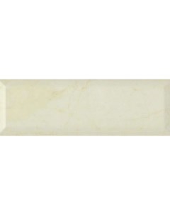 Керамическая плитка Bonjour Mistral Brillo Bisel Marfil настенная 10х30 см Monopole ceramica
