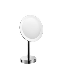 Косметическое зеркало Complementi B9750 с увеличением и подсветкой Белый Хром Colombo design