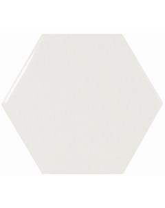 Керамическая плитка Scale Hexagon White настенная 10 7х12 4 см Equipe