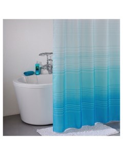 Штора для ванны Horizon 200x200 Синяя Iddis