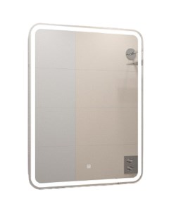 Зеркальный шкаф Platino AM Pla 600 800 1D R DS F с подсветкой с сенсорным выключателем Белый Art&max