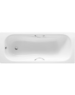 Стальная ванна Princess 170x75 2202E0000 с антискользящим покрытием Roca