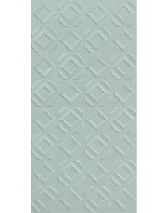 Керамическая плитка Victoria Turquoise Art Rett F904 настенная 40х80 см Marca corona