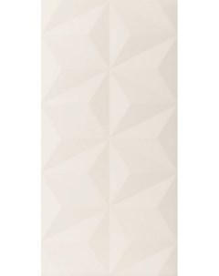 Керамическая плитка 4D Diamond White Matt Rett настенная 40х80 см Marca corona