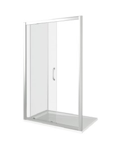 Душевая дверь в нишу Neo WTW 130 C CH 130х185 профиль Хром стекло прозрачное Good door