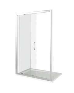Душевая дверь в нишу Neo WTW 110 C CH 110х185 профиль Хром стекло прозрачное Good door
